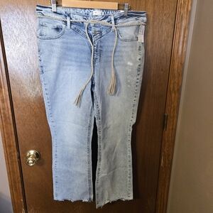 Maurices Light Blue Kick Boot Ankle